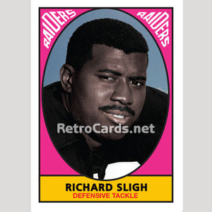 1967T Richard Sligh Oakland Raiders