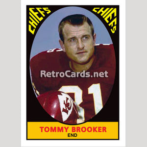 1967T Tommy Brooker Kansas City Chiefs