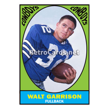 1967T Walt Garrison Dallas Cowboys – RetroCards