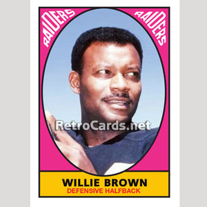 1967T Willie Brown Oakland Raiders