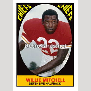 1967T Willie Mitchell Kansas City Chiefs