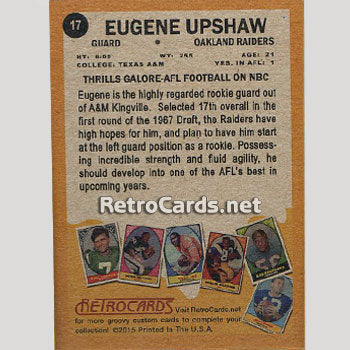 1969T Gus Otto Oakland Raiders – RetroCards