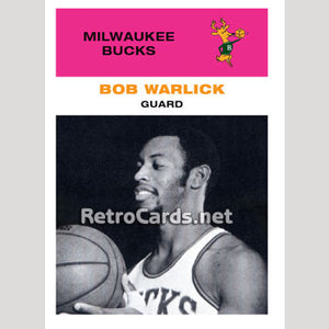 1968F Bob Warlick Milwaukee Bucks