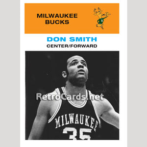 1968F Don Smith Milwaukee Bucks