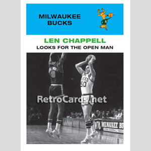 1968F Len Chappell Milwaukee Bucks
