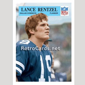 1968P Lance Rentzel In the Tunnel Dallas Cowboys – RetroCards