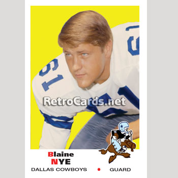 : 1976 Topps # 527 Blaine Nye Dallas Cowboys (Football