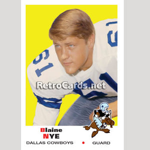 1969T Blaine Nye Dallas Cowboys