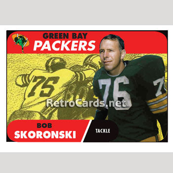 1968T Bob Skoronski Green Bay Packers – RetroCards
