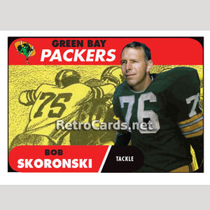 1968T Bob Skoronski Green Bay Packers