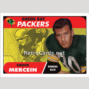 1968T Chuck Mercein Green Bay Packers