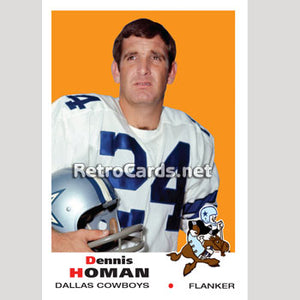 1969T Dennis Homan Dallas Cowboys