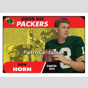 1968T Don Horn Green Bay Packers