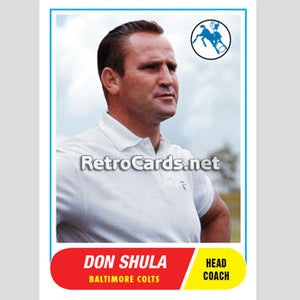 1968T Don Shula Baltimore Colts