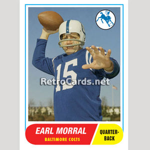 1968T Earl Morrall Baltimore Colts