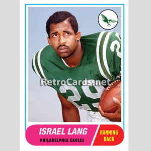 1968T Israel Lang Philadelphia Eagles