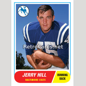 1968T Jerry Hill Baltimore Colts