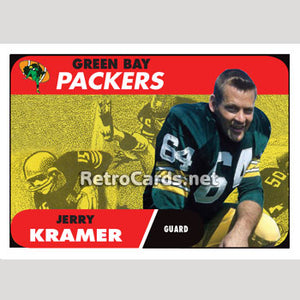 1968T Jerry Kramer Green Bay Packers