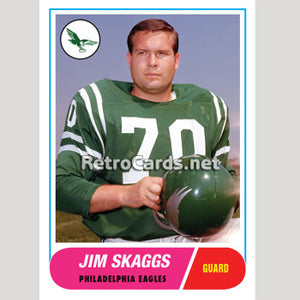1968T Jim Skaggs Philadelphia Eagles