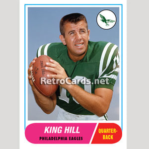 1968T King Hill Philadelphia Eagles