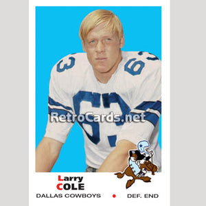 1969T Larry Cole Dallas Cowboys
