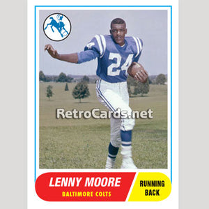 1968T Lenny Moore Baltimore Colts