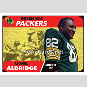 1968T Lionel Aldridge Green Bay Packers
