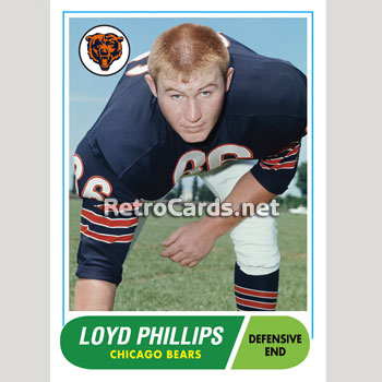 1968T Loyd Phillips Chicago Bears – RetroCards