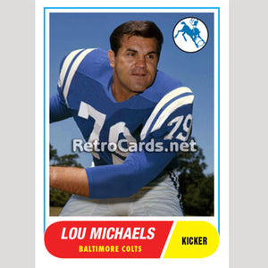 1968T Lou Michaels Baltimore Colts