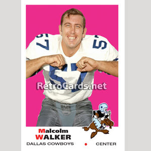 1969T Malcolm Walker Dallas Cowboys