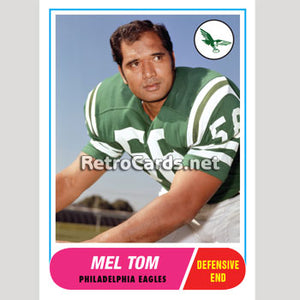 1968T Mel Tom Philadelphia Eagles