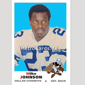 1969T Mike Johnson Dallas Cowboys