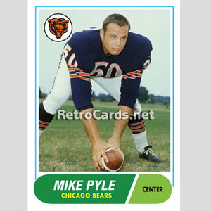 1968T Mike Pyle Chicago Bears