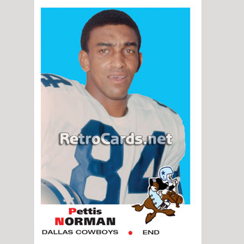 1970T Pettis Norman Dallas Cowboys – RetroCards