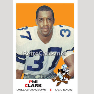 1969T Phil Clark Dallas Cowboys