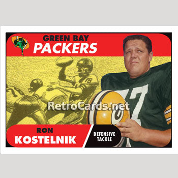 1968T-Ron-Kostelnik-Green-Bay-Packers