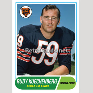 1968T Rudy Kuechenberg Chicago Bears