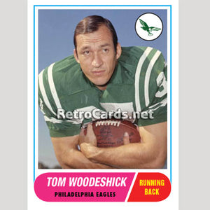 1968T Tom Woodeshick Philadelphia Eagles