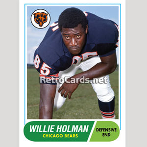 1968T Willie Holman Chicago Bears