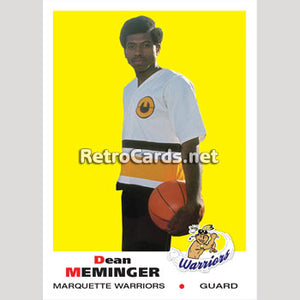 1969 Dean Meminger Marquette Warriors