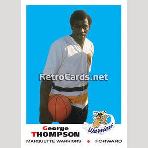 1969 George Thompson Marquette Warriors