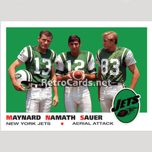 1969T Namath Aerial Attack New York Jets