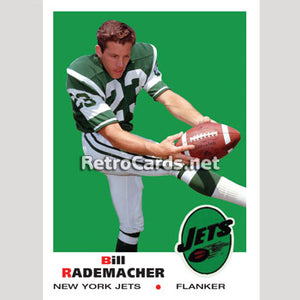 1969T Bill Rademacher New York Jets