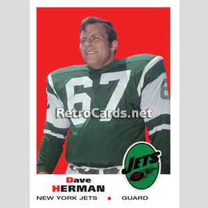 1969T Dave Herman New York Jets