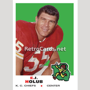 1969T E.J. Holub Kansas City Chiefs