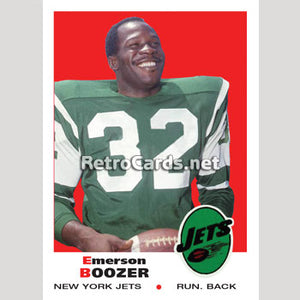 1969T Emerson Boozer New York Jets