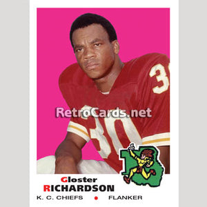 1969T Gloster Richardson Kansas City Chiefs