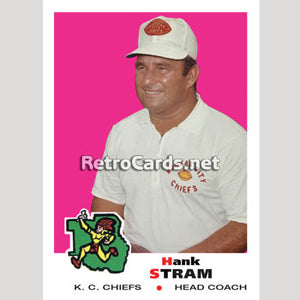 1969T Hank Stram Kansas City Chiefs