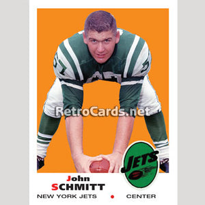 1969T John Schmitt New York Jets