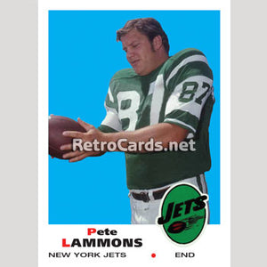 1969T Pete Lammons New York Jets